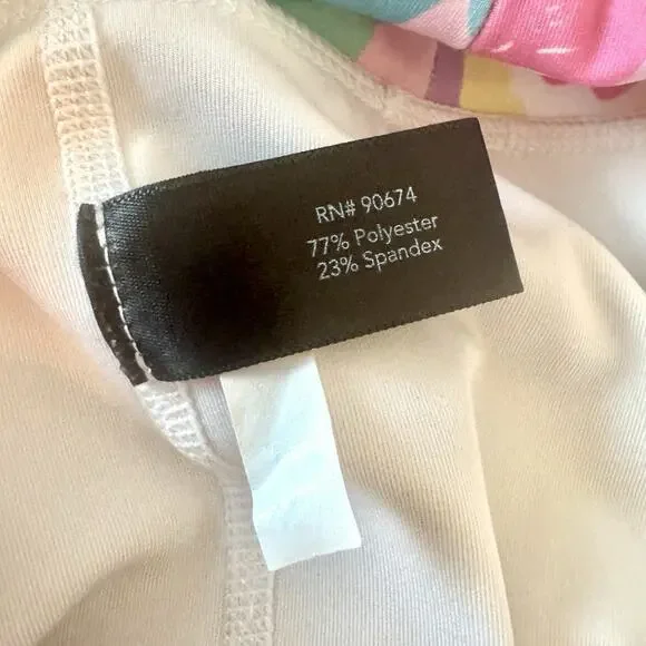 Boston Proper Skirt Skort Womens Sz 6 Pink Floral Lined Mini Retro Tennis Resort - Picture 11 of 16